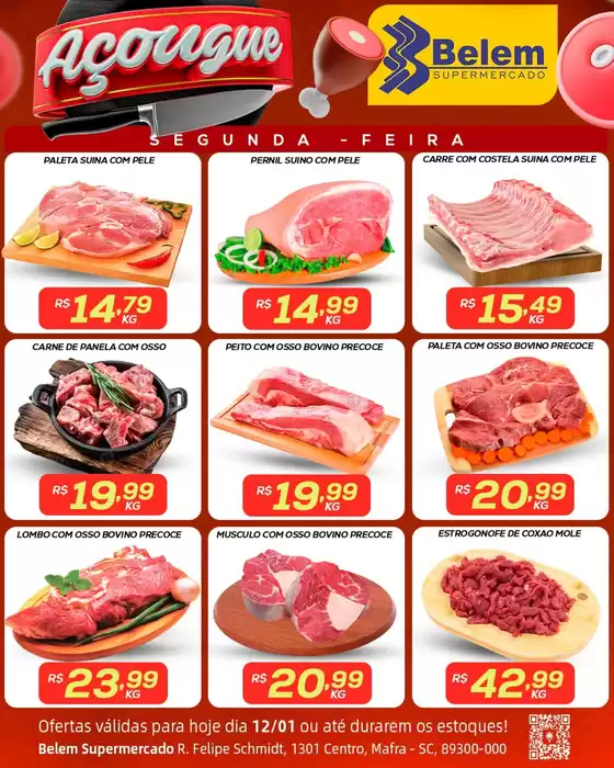 Catálogo Belem Supermercados em Cotia | Encarte Belem Supermercados | 2026-01-12T00:00:00.000Z - 2026-01-12T00:00:00.000Z