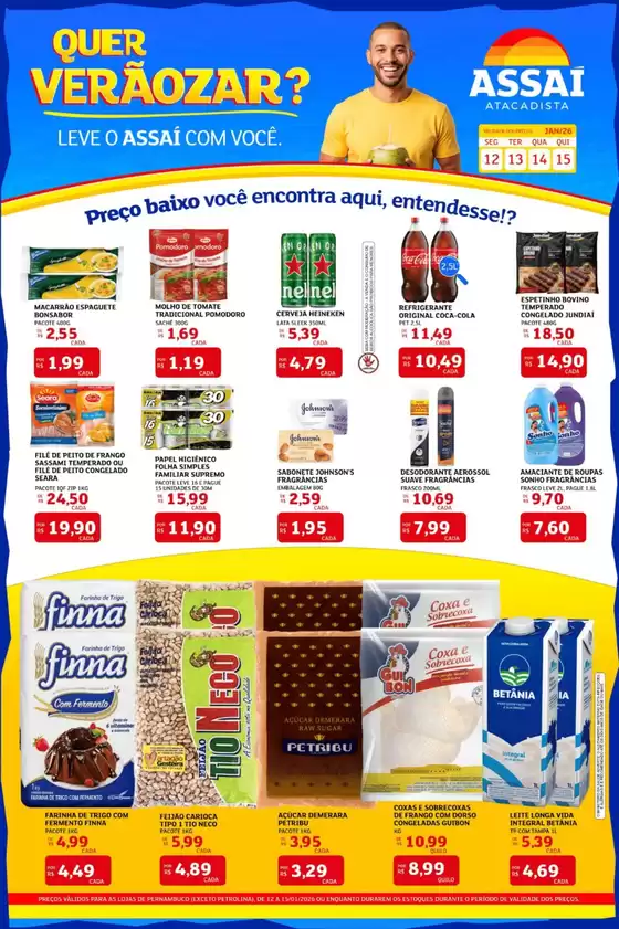 Catálogo Assaí Atacadista em Sorocaba | Ofertas especiais para você | 2026-01-12T00:00:00.000Z - 2026-01-15T00:00:00.000Z