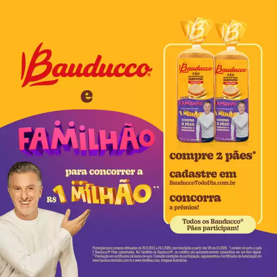 Catálogo Panelão Supermercados em Londrina | Bauducco  | 2026-01-13T00:00:00.000Z - 2026-03-24T00:00:00.000Z