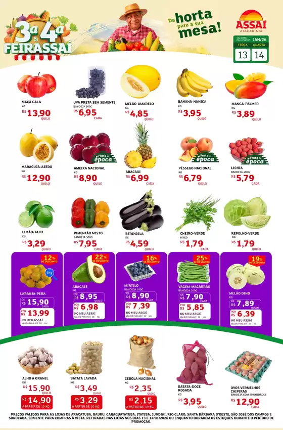 Catálogo Assaí Atacadista em Bauru | Ampla seleção de ofertas | 2026-01-13T00:00:00.000Z - 2026-01-14T00:00:00.000Z