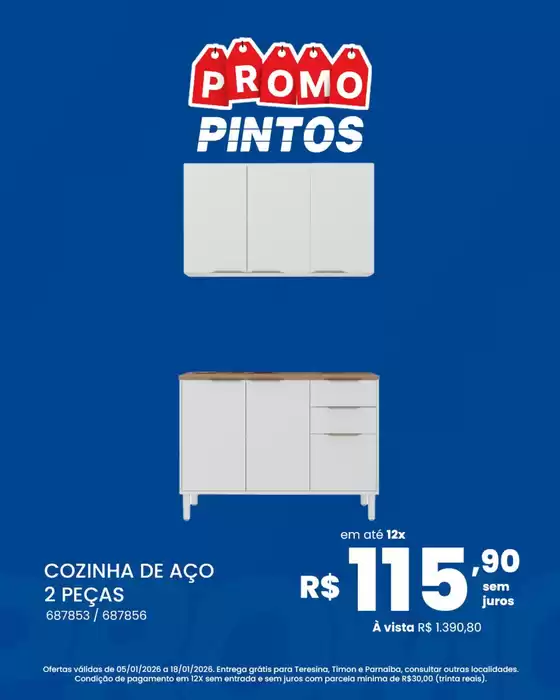 Catálogo Lojas Pintos em Curitiba | Promo Lojas Pintos | 2026-01-13T00:00:00.000Z - 2026-01-18T00:00:00.000Z