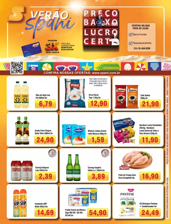 Catálogo Spani Atacadista em Bauru | Jornal de Ofertas Verao Barra Funda Itaqua 13 a 19 01 | 2026-01-13T00:00:00.000Z - 2026-01-19T00:00:00.000Z
