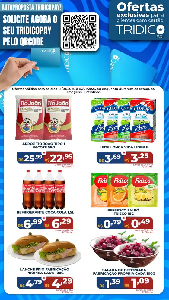 Catálogo Supermercados Tridico em São Bernardo do Campo | TridicoPay | 2026-01-14T00:00:00.000Z - 2026-01-15T00:00:00.000Z