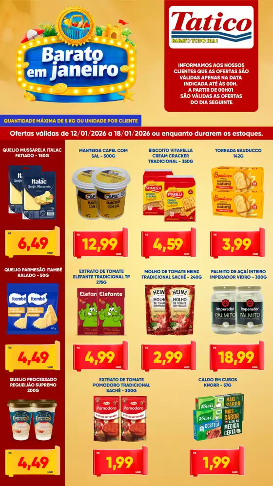 Catálogo Tatico | Ampla seleção de ofertas | 2026-01-12T00:00:00.000Z - 2026-01-18T00:00:00.000Z