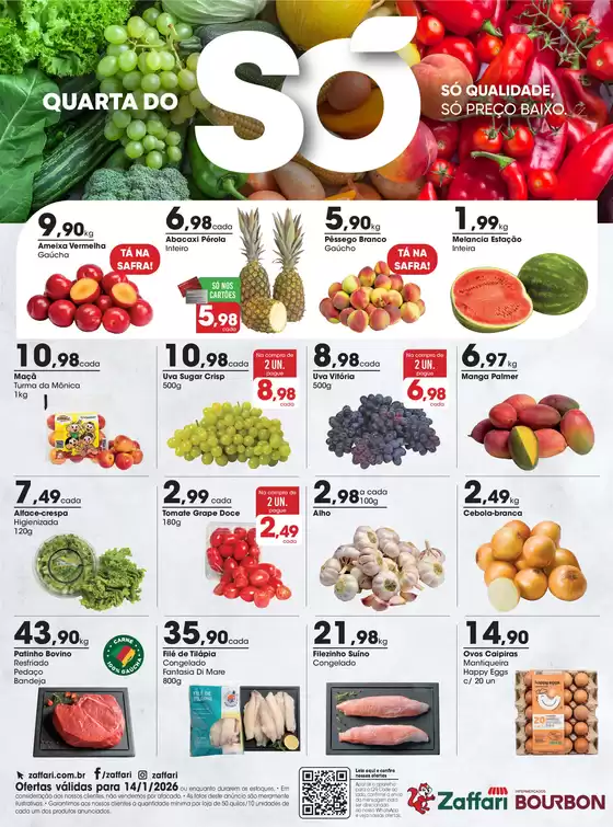 Catálogo Zaffari | Ofertas Quarta do Só | 2026-01-14T00:00:00.000Z - 2026-01-14T00:00:00.000Z