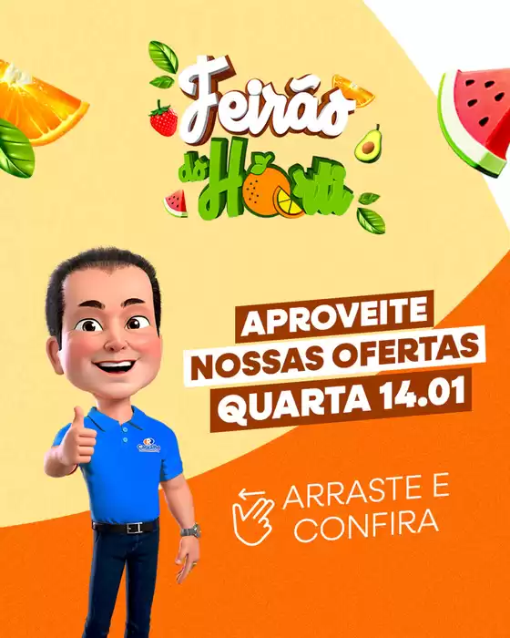 Catálogo R Carvalho Supermercado | Feirão do Hortifruti | 2026-01-14T00:00:00.000Z - 2026-01-14T00:00:00.000Z