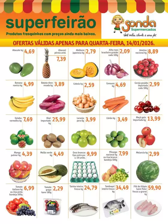 Catálogo Sonda Supermercados em Vila Velha | Ofertas Sonda Supermercados | 2026-01-14T00:00:00.000Z - 2026-01-14T00:00:00.000Z