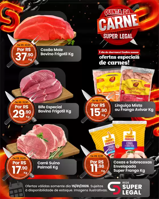 Catálogo Rede Super Legal de Supermercados | Quinta Da Carne | 2026-01-15T00:00:00.000Z - 2026-01-15T00:00:00.000Z