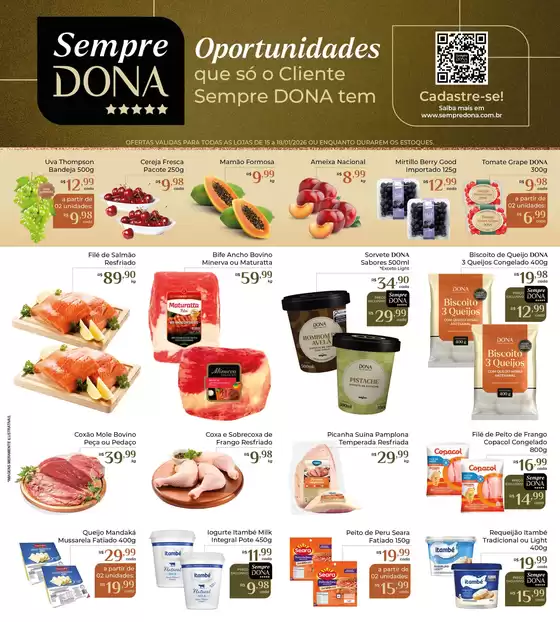 Catálogo Dona de Casa Supermercados em São Paulo | Sempre Dona | 2026-01-15T00:00:00.000Z - 2026-01-18T00:00:00.000Z