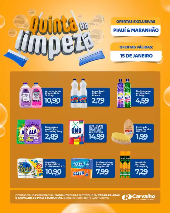 Catálogo R Carvalho Supermercado em São Paulo | Quinta da Limpeza | 2026-01-15T00:00:00.000Z - 2026-01-15T00:00:00.000Z