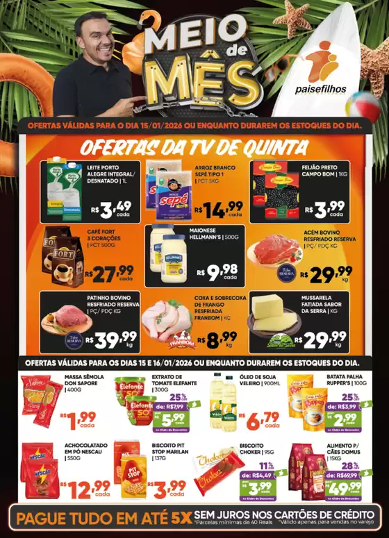 Catálogo Pais e Filhos Supermercados em Ribeirão Preto | Catálogo Pais e Filhos Supermercados | 2026-01-15T00:00:00.000Z - 2026-01-16T00:00:00.000Z