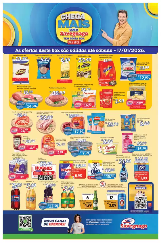 Catálogo Supermercado Savegnago em Ribeirão Preto | Ofertas do Savegnago Bebedouro | 2026-01-15T00:00:00.000Z - 2026-01-17T00:00:00.000Z