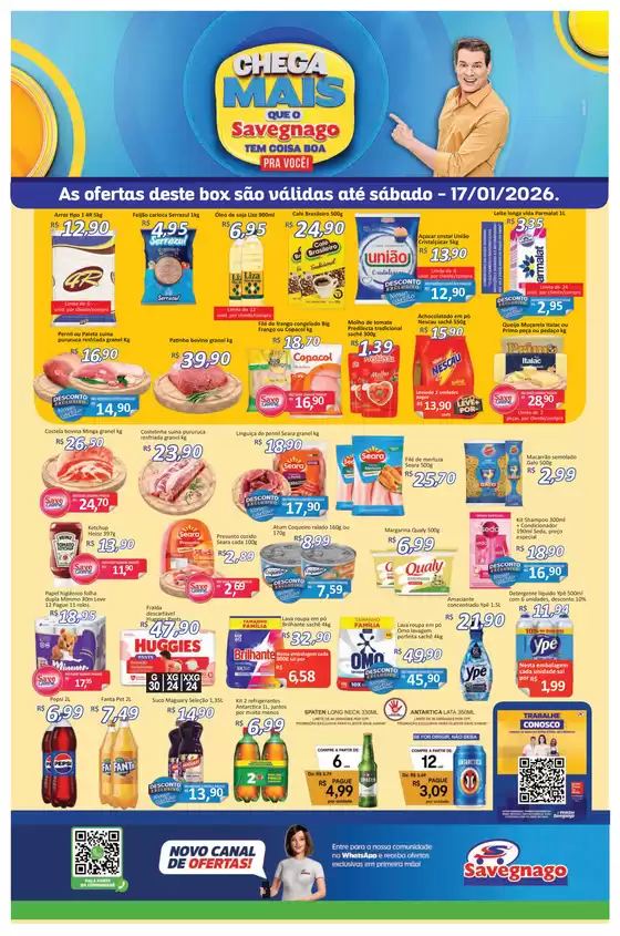 Catálogo Supermercado Savegnago em Ribeirão Preto | ofertas do Savegnago Jaboticabal | 2026-01-15T00:00:00.000Z - 2026-01-17T00:00:00.000Z