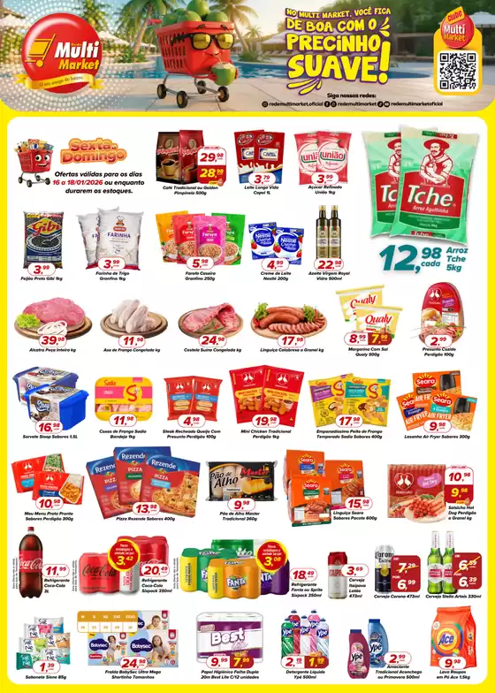 Catálogo Rede Multi Market em Campinas | Encarte Rede Multi Market | 2026-01-16T00:00:00.000Z - 2026-01-18T00:00:00.000Z