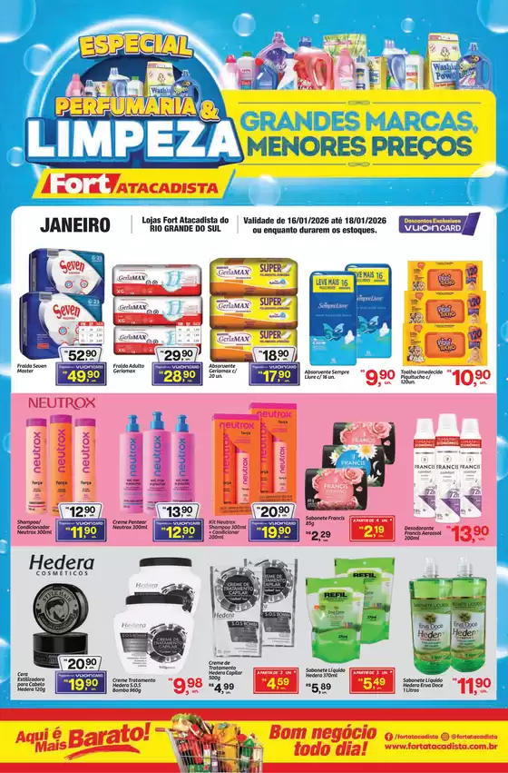 Catálogo Fort Atacadista em Serrinha | RS Fort Perfumaria e Limpeza 16 a 18 JAN 25 | 2026-01-16T00:00:00.000Z - 2026-01-18T00:00:00.000Z