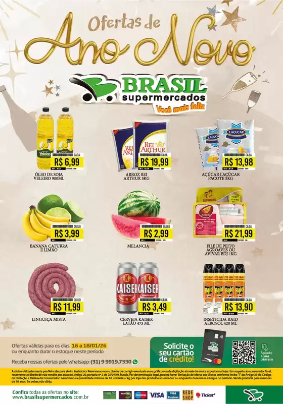 Catálogo Brasil Supermercados | Encarte Brasil Supermercados | 2026-01-16T00:00:00.000Z - 2026-01-18T00:00:00.000Z