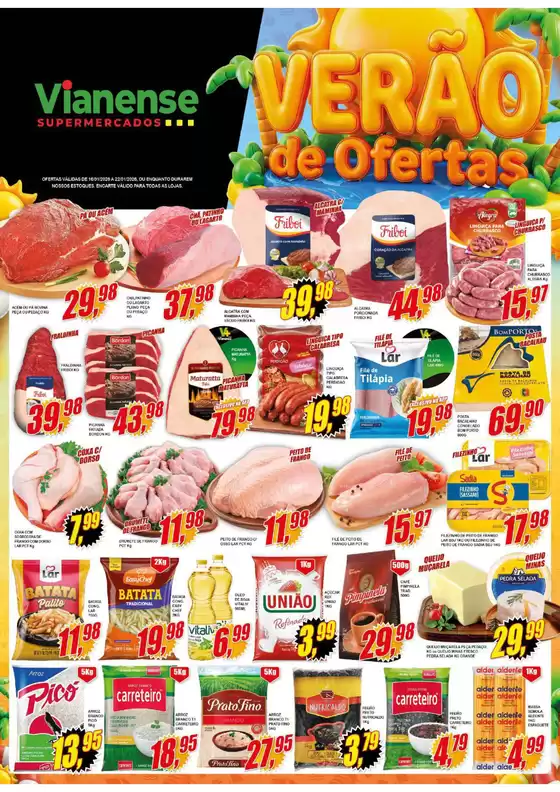 Catálogo Vianense Supermercados em Ubiratã | Encarte Vianense Supermercados | 2026-01-16T00:00:00.000Z - 2026-01-22T00:00:00.000Z
