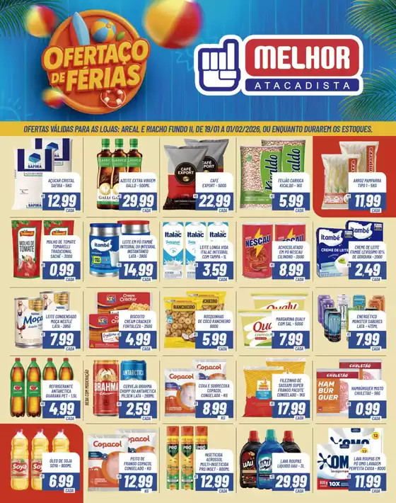 Catálogo Melhor Atacadista em Salvador | Melhor Atacadista - Encarte da semana | 2026-01-19T00:00:00.000Z - 2026-02-01T00:00:00.000Z