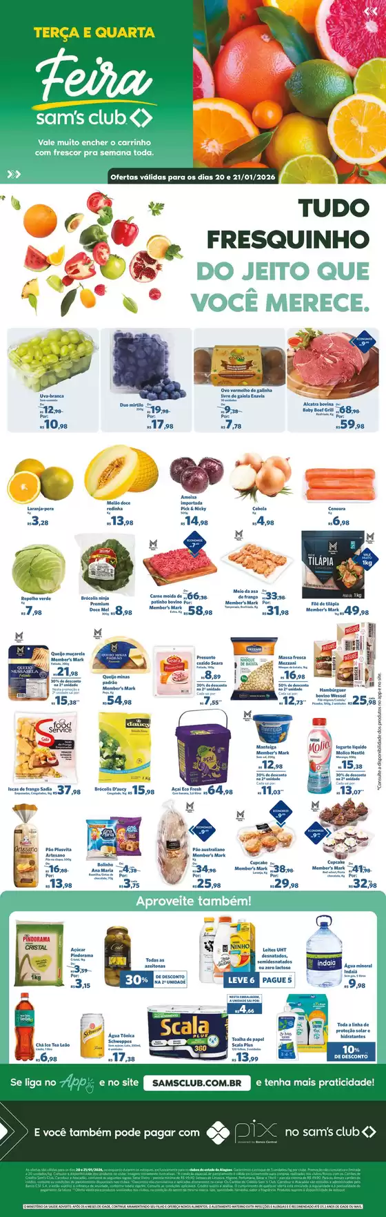 Catálogo Sam's Club | Descubra ofertas atraentes | 2026-01-20T00:00:00.000Z - 2026-01-21T00:00:00.000Z