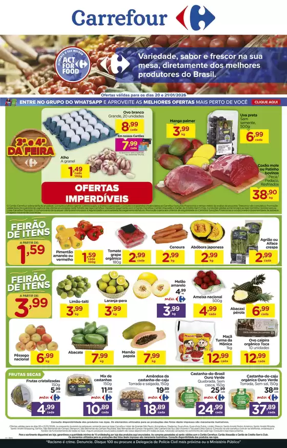Catálogo Carrefour em Nova Iguaçu | Pechinchas e ofertas atuais | 2026-01-20T00:00:00.000Z - 2026-01-21T00:00:00.000Z