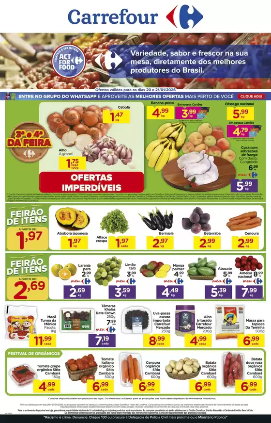Catálogo Carrefour em Sobral | Nossas melhores pechinchas | 2026-01-20T00:00:00.000Z - 2026-01-21T00:00:00.000Z