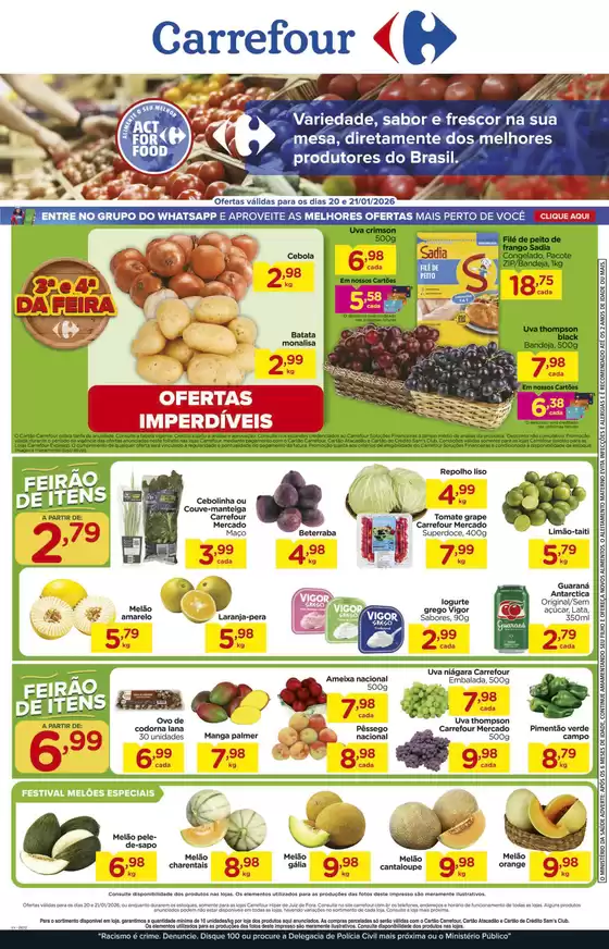 Catálogo Carrefour em Sobral | Ofertas exclusivas para nossos clientes | 2026-01-20T00:00:00.000Z - 2026-01-21T00:00:00.000Z