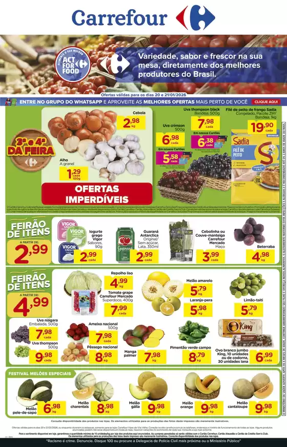 Catálogo Carrefour em Araras | Economize agora com nossas ofertas | 2026-01-20T00:00:00.000Z - 2026-01-21T00:00:00.000Z
