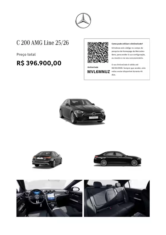 Catálogo Mercedes-Benz | C 200 AMG Line 25/26 | 2026-01-20T00:00:00.000Z - 2026-12-31T00:00:00.000Z