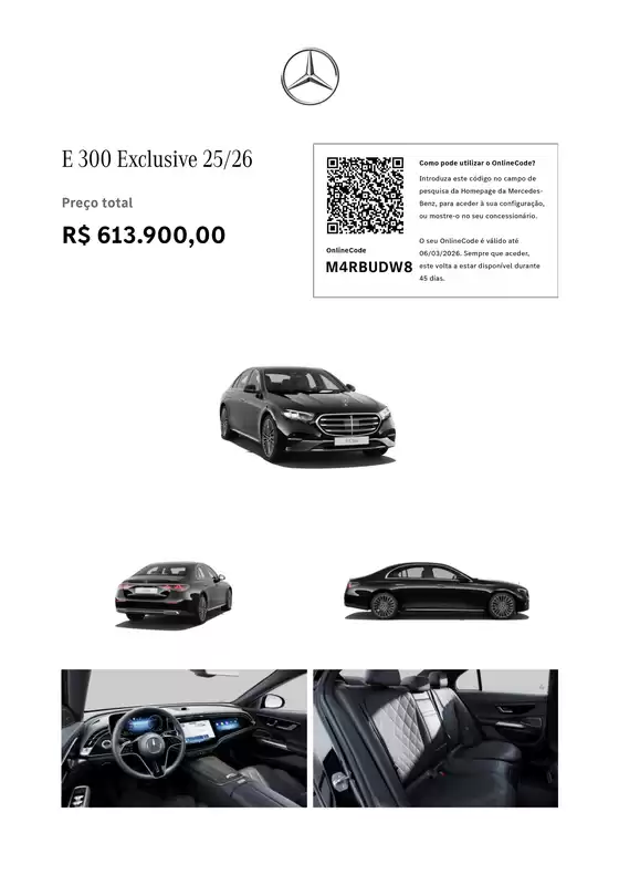 Catálogo Mercedes-Benz | E 300 Exclusive 25/26 | 2026-01-20T00:00:00.000Z - 2026-12-31T00:00:00.000Z