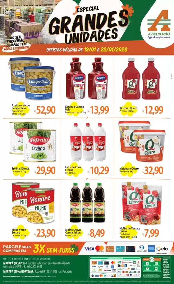 Catálogo Atacadão em Araras | Atacadão - Grandes Unidades (G.U.) | 2026-01-20T00:00:00.000Z - 2026-01-22T00:00:00.000Z
