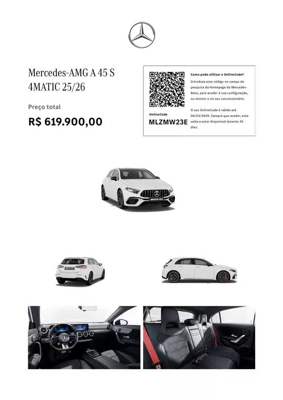 Catálogo Mercedes-Benz | Mercedes-AMG A 45 S 4MATIC 25/26 | 2026-01-20T00:00:00.000Z - 2026-12-31T00:00:00.000Z