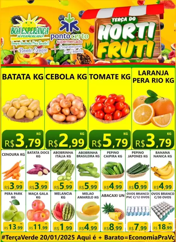 Catálogo Boa Esperança em Araras | Hortifruti Boa Esperança | 2026-01-20T00:00:00.000Z - 2026-01-20T00:00:00.000Z