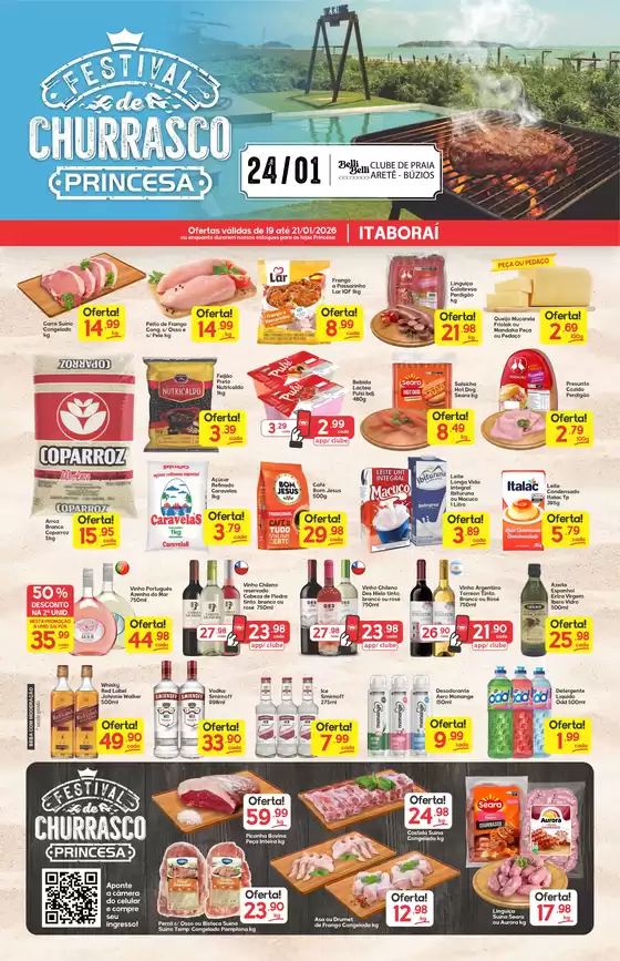 Catálogo Princesa Supermercados em Guarapari | Festival de Churrasco Itaborai - 19 a 21/01/2026 | 2026-01-20T00:00:00.000Z - 2026-01-22T00:00:00.000Z