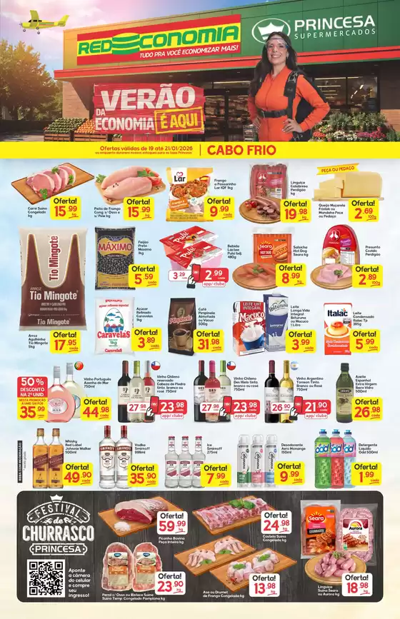 Catálogo Princesa Supermercados em Guarapari | Verão da Economia é aqui! Cabo Frio - 19 a 21/01/2026 | 2026-01-20T00:00:00.000Z - 2026-01-22T00:00:00.000Z