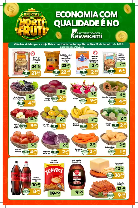 Catálogo Supermercados Kawakami em Osasco | Ofertas - Penápolis | 2026-01-20T00:00:00.000Z - 2026-01-22T00:00:00.000Z