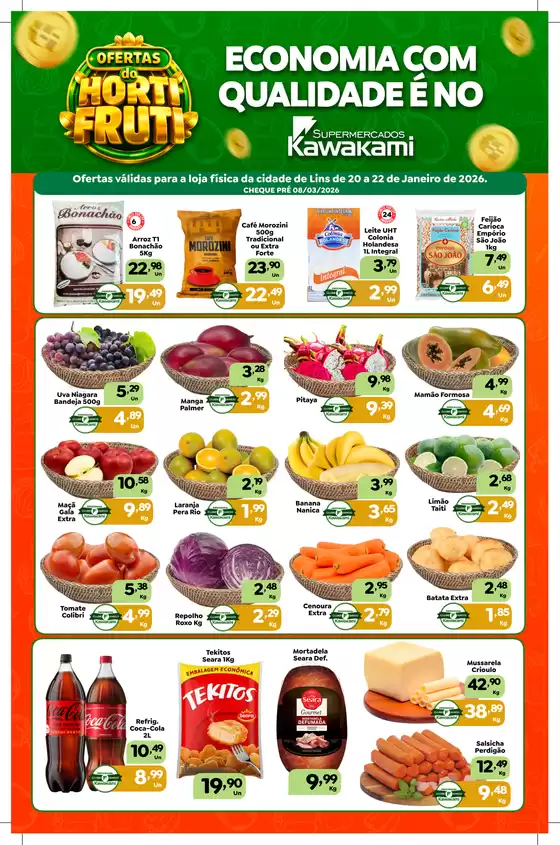 Catálogo Supermercados Kawakami em Osasco | Ofertas - Lins | 2026-01-20T00:00:00.000Z - 2026-01-22T00:00:00.000Z