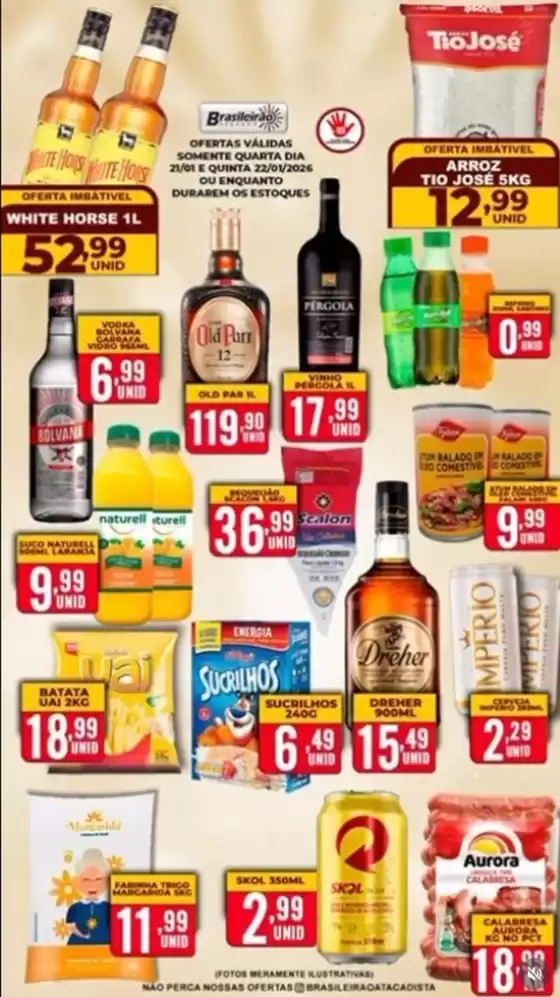 Catálogo Brasileirão Atacado em Taubaté | Ofertas | 2026-01-21T00:00:00.000Z - 2026-01-22T00:00:00.000Z