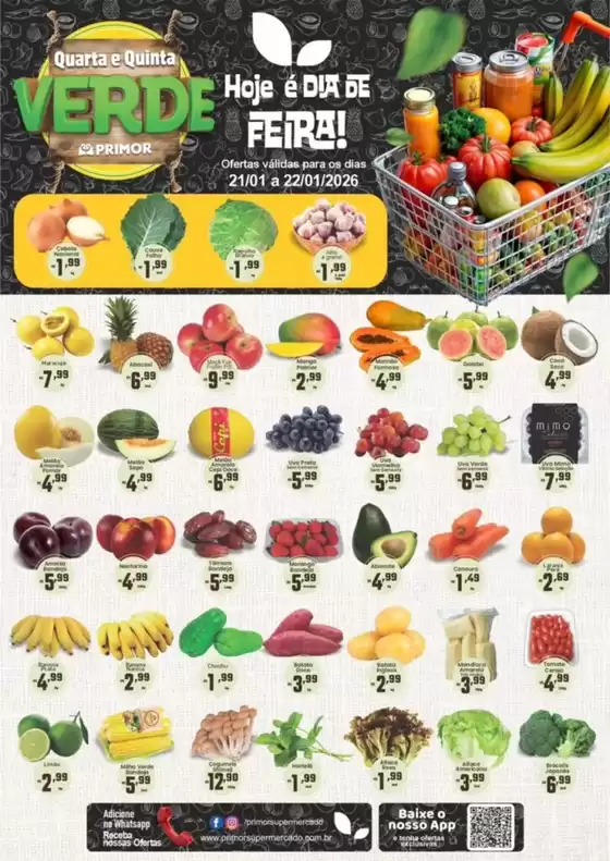 Catálogo Primor Supermercado em Taubaté | Quarta e Quinta Verde | 2026-01-21T00:00:00.000Z - 2026-01-22T00:00:00.000Z