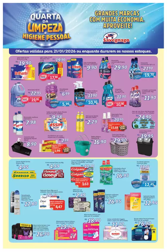 Catálogo Supermercado Savegnago em Americana | Ofertas do Savegnago Bebedouro | 2026-01-21T00:00:00.000Z - 2026-01-21T00:00:00.000Z