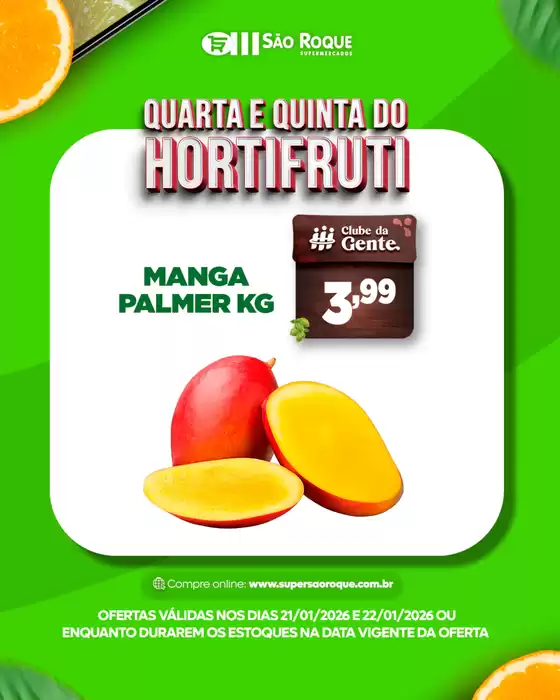 Catálogo São Roque Supermercados em Americana | Encarte São Roque Supermercados | 2026-01-21T00:00:00.000Z - 2026-01-22T00:00:00.000Z