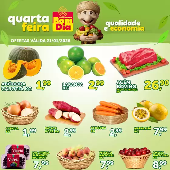 Catálogo Supermercados Bom Dia em Americana | Quarta Feira | 2026-01-21T00:00:00.000Z - 2026-01-21T00:00:00.000Z