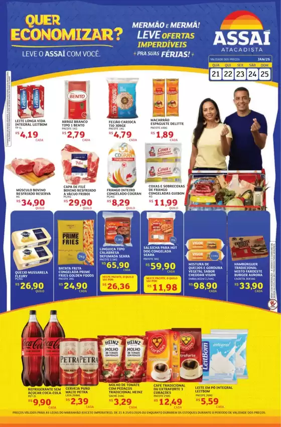 Catálogo Assaí Atacadista em Aracruz | Preços válidos de 21/01/2026 até 25/01/2026 | 2026-01-21T00:00:00.000Z - 2026-01-25T00:00:00.000Z