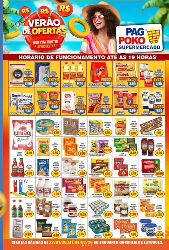 Catálogo Supermercado Pag Poko em Londrina | Verão De Ofertas | 2026-01-22T00:00:00.000Z - 2026-02-04T00:00:00.000Z