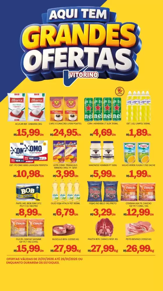 Catálogo Supermercado Vitorino em Londrina | Aqui Tem Grandes Ofertas | 2026-01-22T00:00:00.000Z - 2026-01-31T00:00:00.000Z