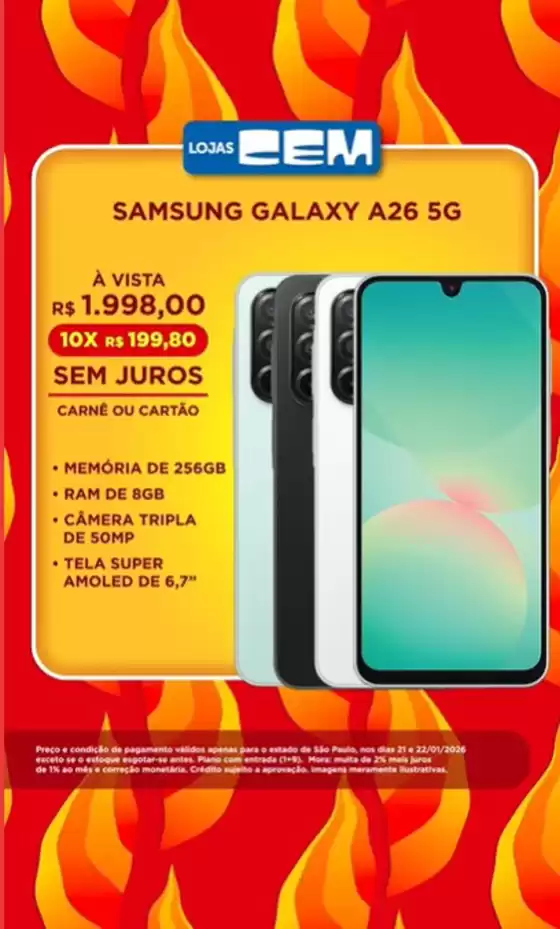 Catálogo Lojas Cem em Porto | Lojas Cem ofertas ! | 2026-01-22T00:00:00.000Z - 2026-01-22T00:00:00.000Z