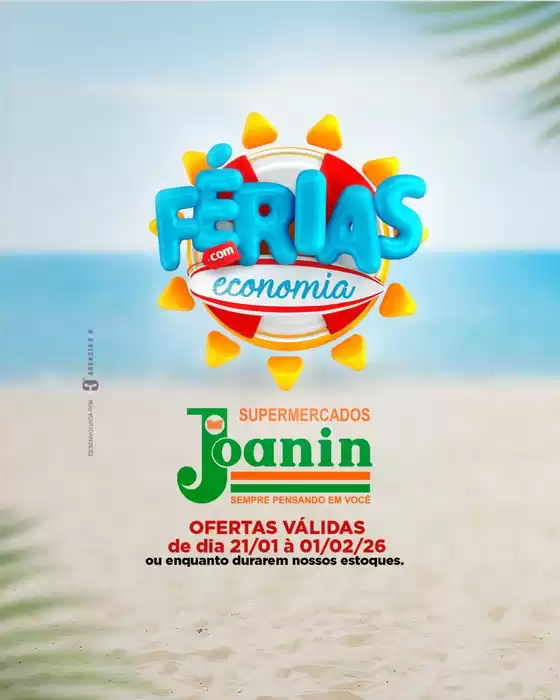 Catálogo Supermercados Joanin em Londrina | Férias com Economia | 2026-01-22T00:00:00.000Z - 2026-02-01T00:00:00.000Z