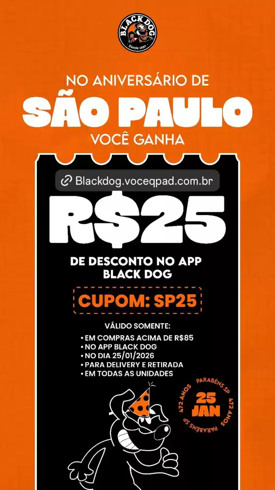 Catálogo Black Dog em Rio Grande | Cupom | 2026-01-23T00:00:00.000Z - 2026-01-25T00:00:00.000Z