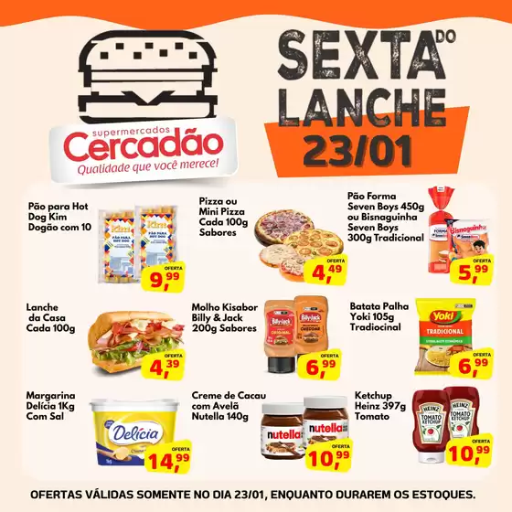Catálogo Cercadão | Sexta Do Lanche | 2026-01-23T00:00:00.000Z - 2026-01-23T00:00:00.000Z