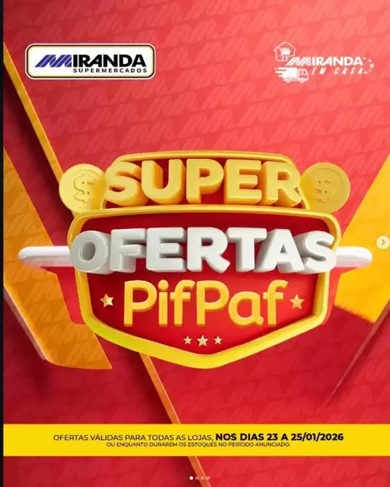 Catálogo Miranda Supermercados | Super Ofertas PifPaf | 2026-01-23T00:00:00.000Z - 2026-01-25T00:00:00.000Z