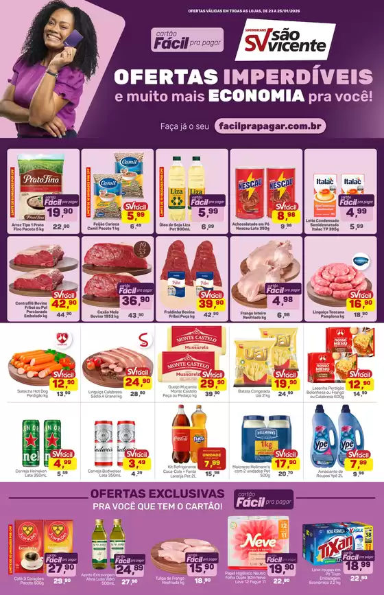 Catálogo Supermercados São Vicente | Economize agora com nossas ofertas | 2026-01-23T00:00:00.000Z - 2026-01-25T00:00:00.000Z